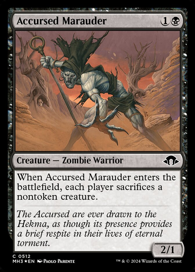 Accursed Marauder (512) - Modern Horizons 3 (MH3)