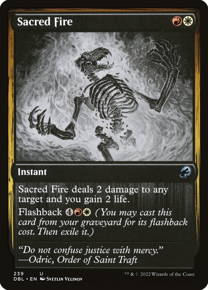 Sacred Fire - [Foil] Innistrad: Double Feature (DBL)