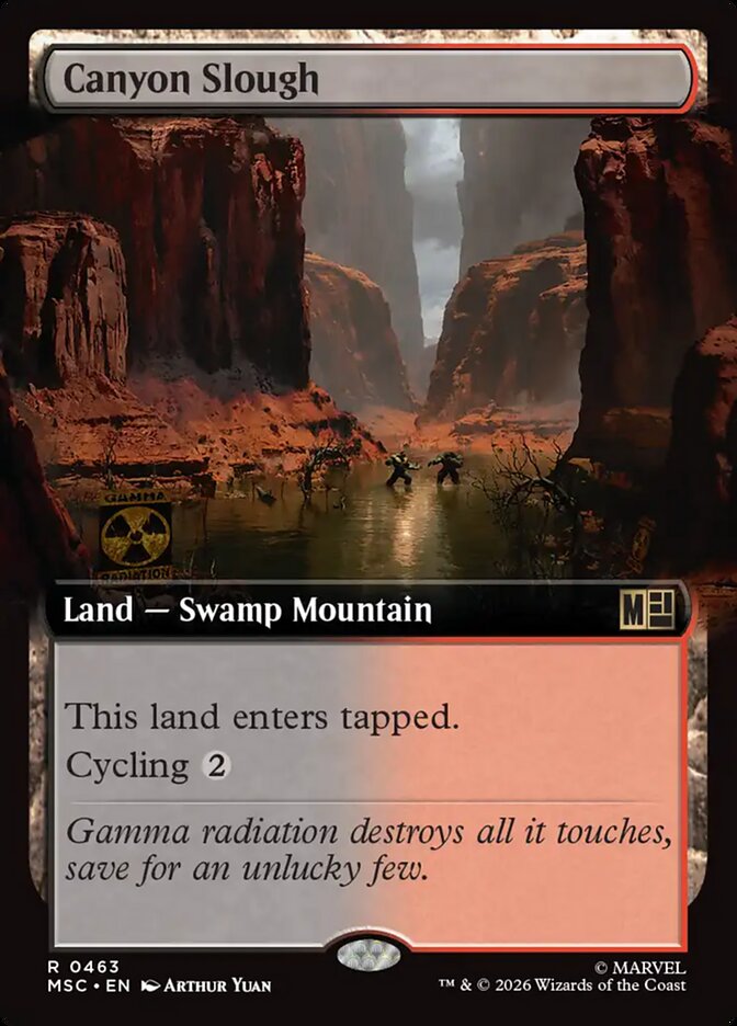 Canyon Slough (463) - Marvel Super Heroes Commander (MSC)