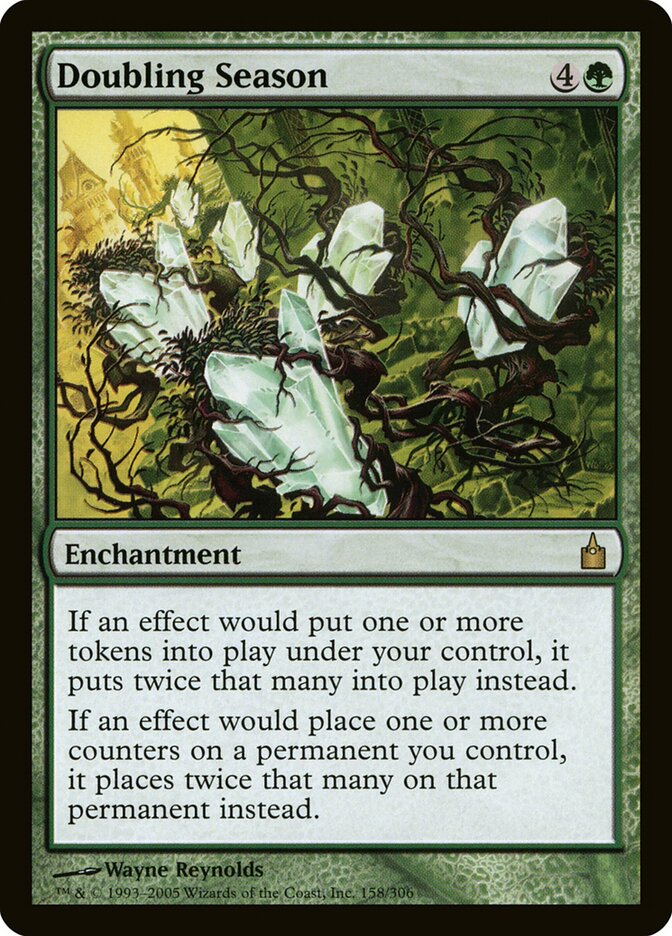 Doubling Season (158) - Ravnica: City of Guilds (RAV)