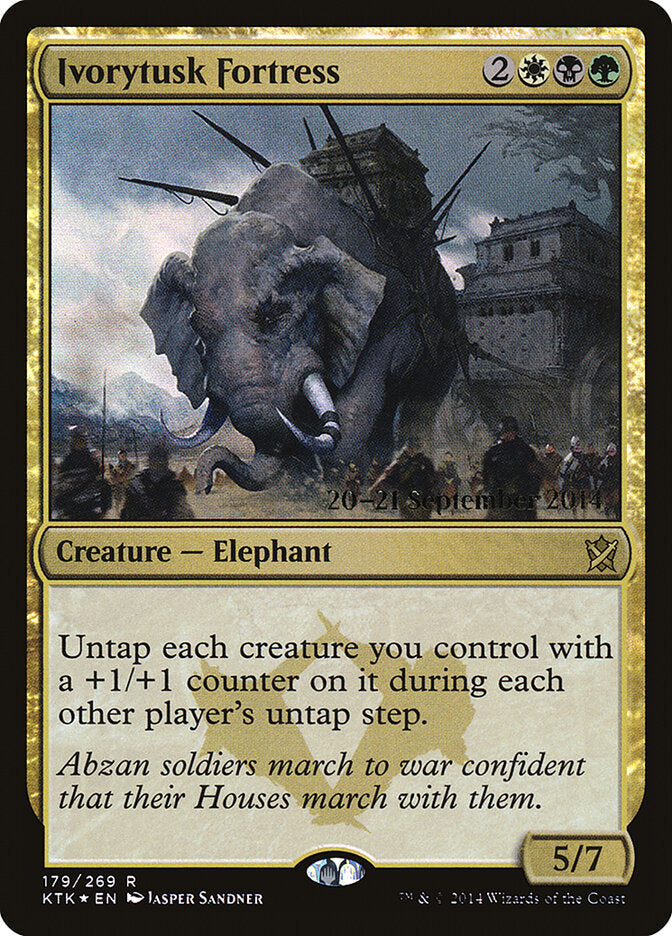 Ivorytusk Fortress (179s) - Khans of Tarkir Promos (PKTK)