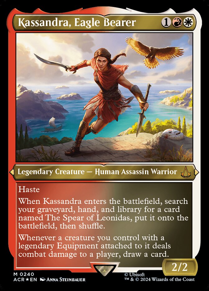 Kassandra, Eagle Bearer - [Etched Foil] Assassin's Creed (ACR)