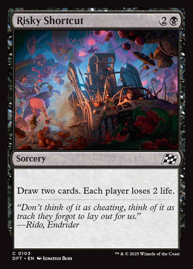 Risky Shortcut - [Foil] Aetherdrift (DFT)