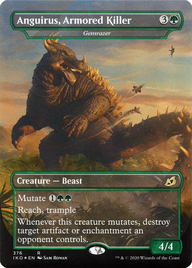 Anguirus, Armored Killer - Gemrazer (376) - Ikoria: Lair of Behemoths (IKO)