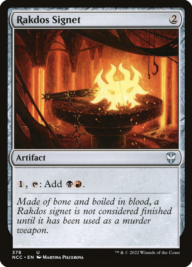 Rakdos Signet (378) - New Capenna Commander (NCC)