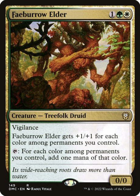 Faeburrow Elder (149) - Dominaria United Commander (DMC)