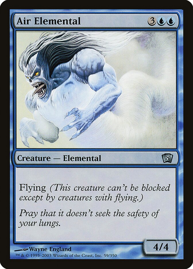 Air Elemental (59) - Eighth Edition (8ED)