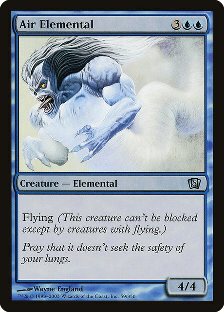 Air Elemental (59) - Eighth Edition (8ED)