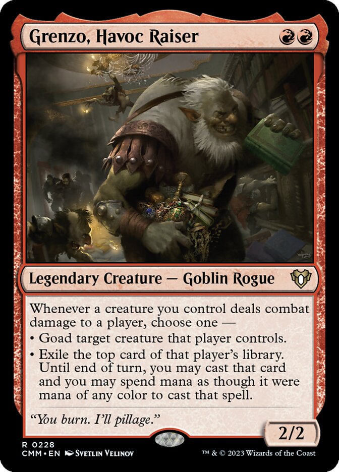 Grenzo, Havoc Raiser (228) - Commander Masters (CMM)