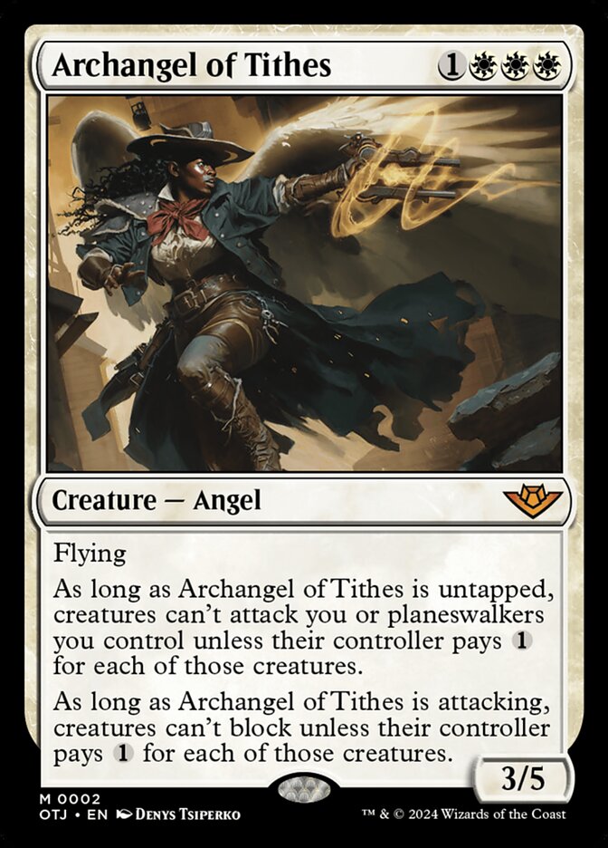 Archangel of Tithes - [Foil] Outlaws of Thunder Junction (OTJ)