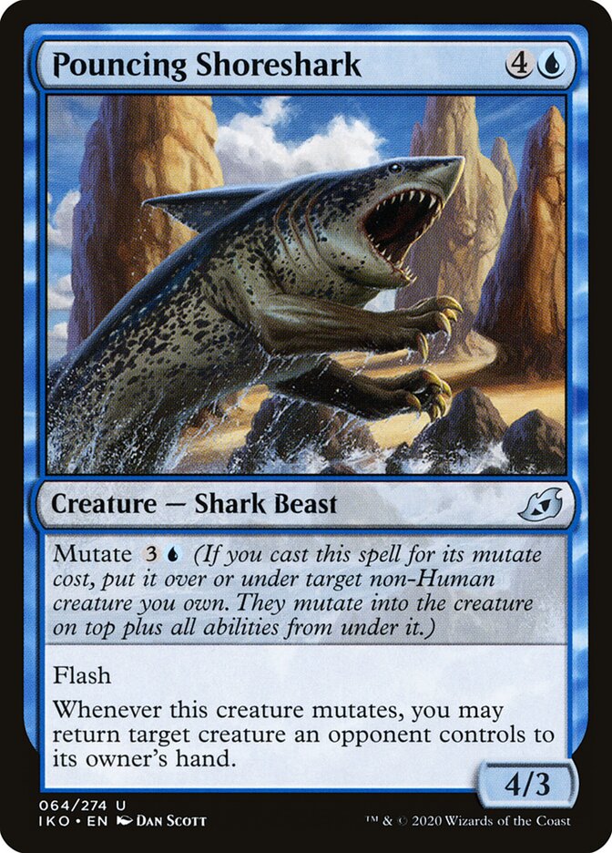 Pouncing Shoreshark (64) - Ikoria: Lair of Behemoths (IKO)