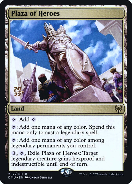 Plaza of Heroes (252s) - Dominaria United Promos (PDMU)