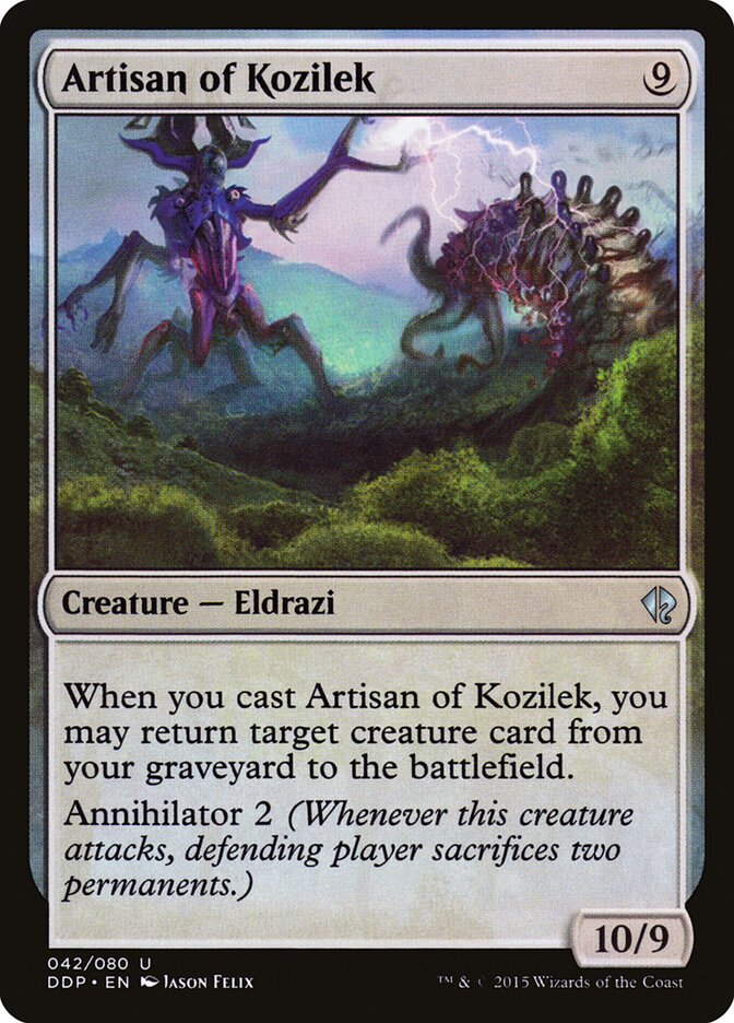 Artisan of Kozilek (42) - Duel Decks: Zendikar vs. Eldrazi (DDP)
