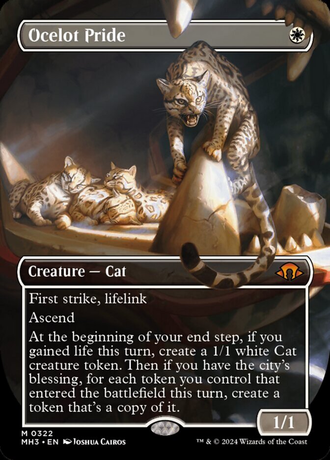 Ocelot Pride - [Foil, Borderless] Modern Horizons 3 (MH3)