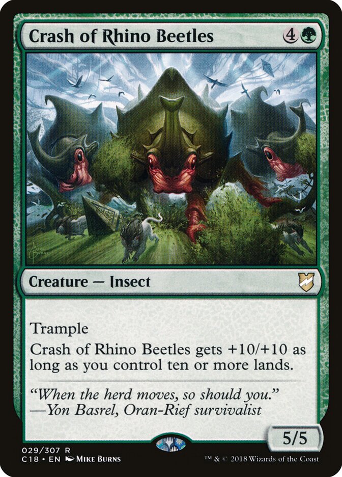 Crash of Rhino Beetles (29) - Commander 2018 (C18)