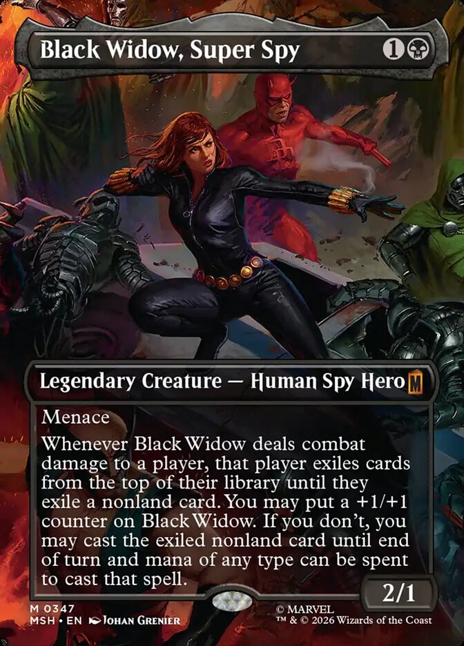 Black Widow, Super Spy (347) - Marvel Super Heroes (MSH)