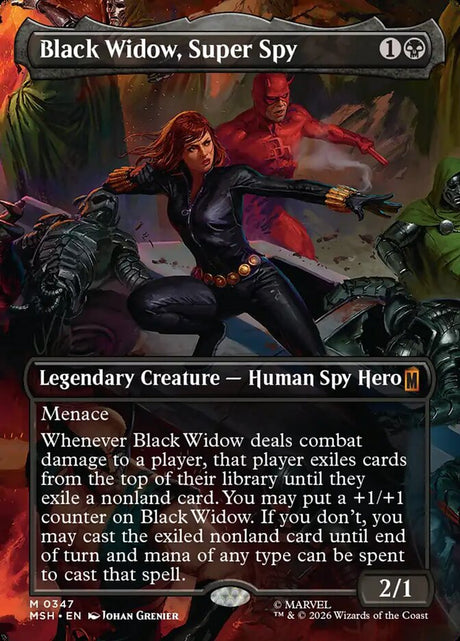 Black Widow, Super Spy (347) - Marvel Super Heroes (MSH)