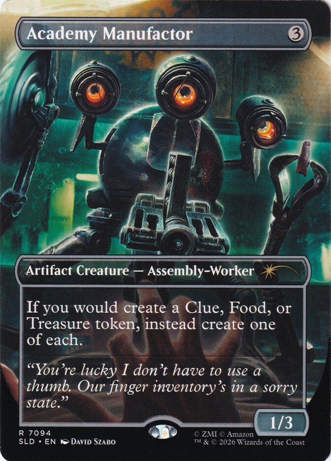 Academy Manufactor (7094) - Secret Lair Drop (SLD)