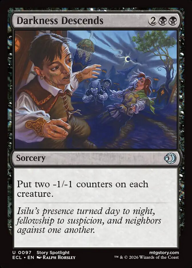 Darkness Descends (97) - Lorwyn Eclipsed (ECL)