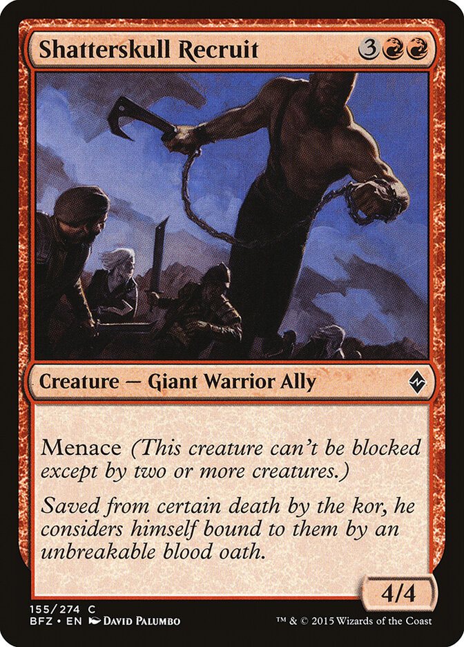 Shatterskull Recruit (155) - Battle for Zendikar (BFZ)