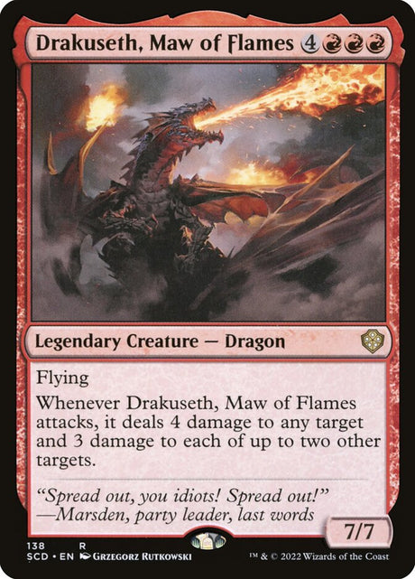 Drakuseth, Maw of Flames (138) - Starter Commander Decks (SCD)