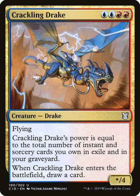 Crackling Drake (190) - Commander 2019 (C19)