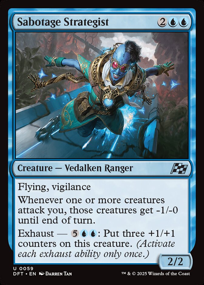 Sabotage Strategist - [Foil] Aetherdrift (DFT)