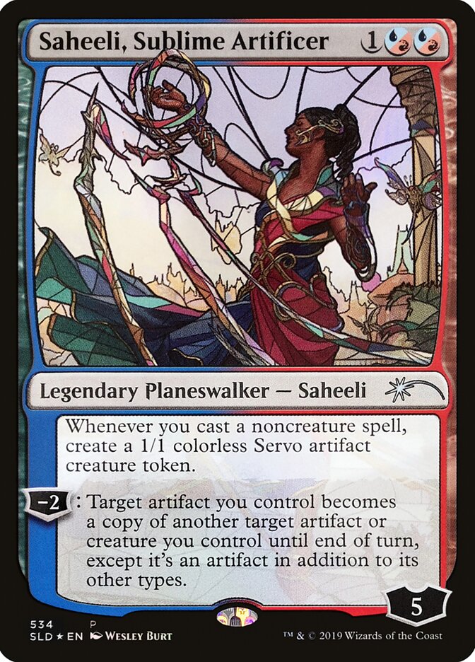 Saheeli, Sublime Artificer (534) - Secret Lair Drop (SLD)