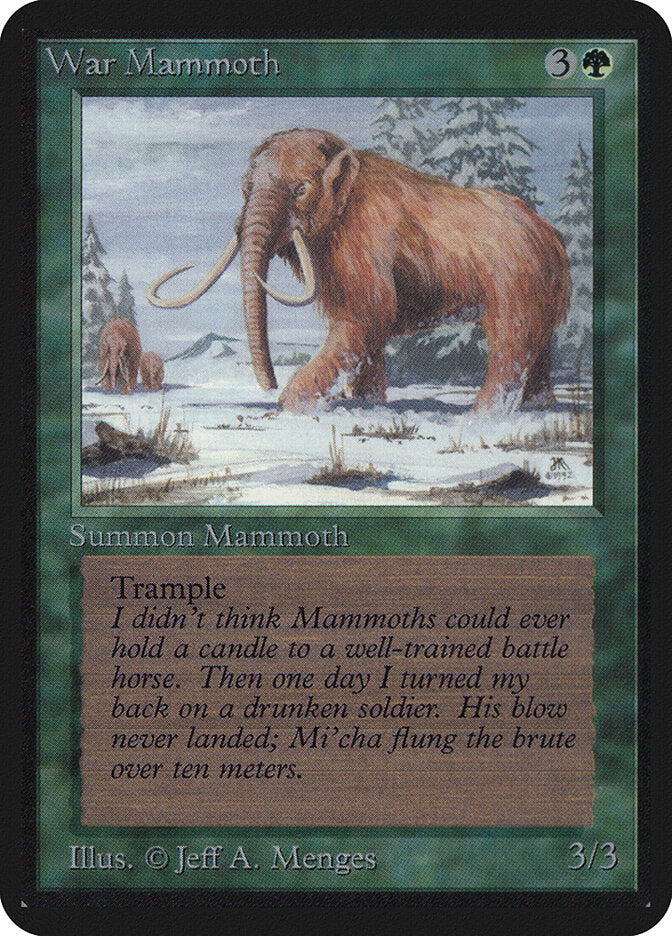 War Mammoth (227) - Limited Edition Alpha (LEA)