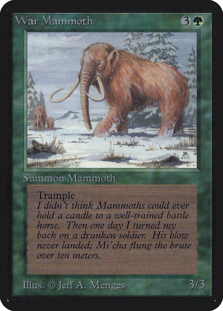 War Mammoth (227) - Limited Edition Alpha (LEA)