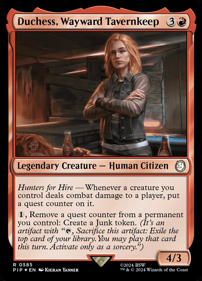 Duchess, Wayward Tavernkeep - [Surge Foil] Fallout (PIP)