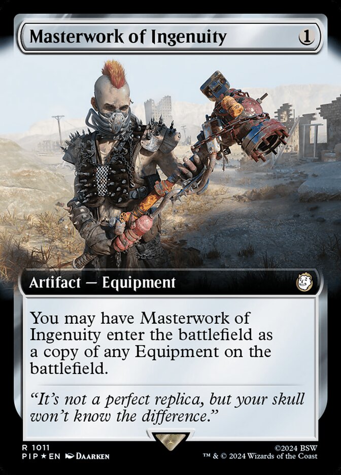 Masterwork of Ingenuity - [Surge Foil, Extended Art] Fallout (PIP)