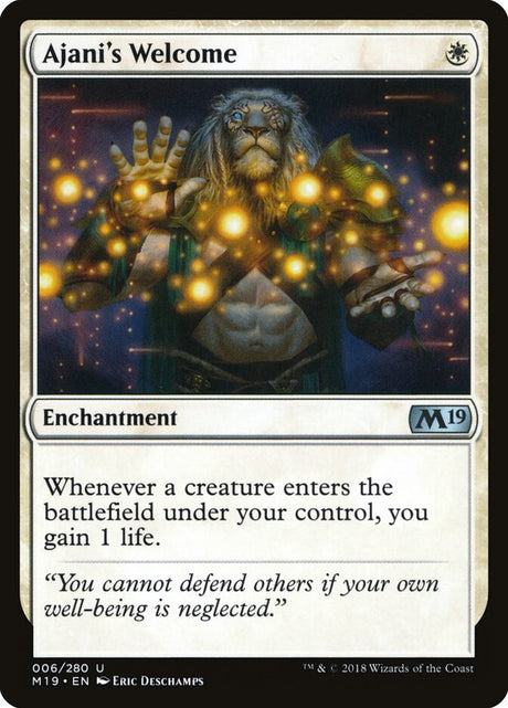 Ajani's Welcome (6) - Core Set 2019 (M19)