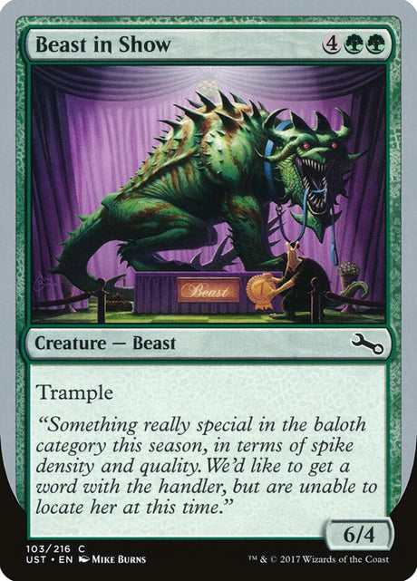 Beast in Show (103c) - Unstable (UST)