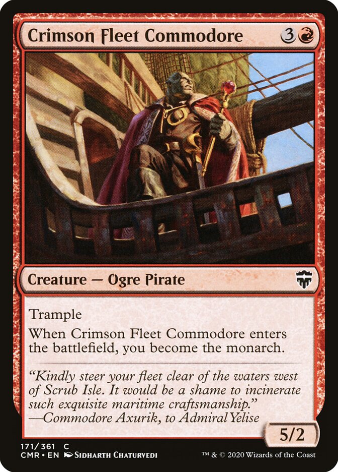 Crimson Fleet Commodore (171) - Commander Legends (CMR)