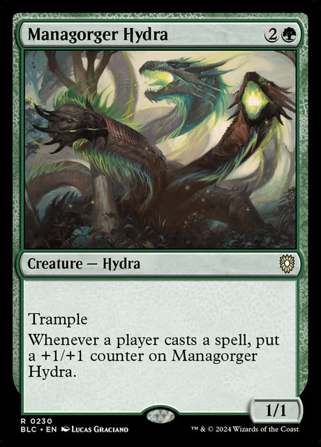 Managorger Hydra (230) - Bloomburrow Commander (BLC)