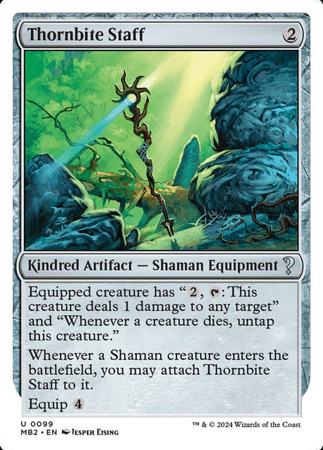 Thornbite Staff (99) - Mystery Booster 2 (MB2)