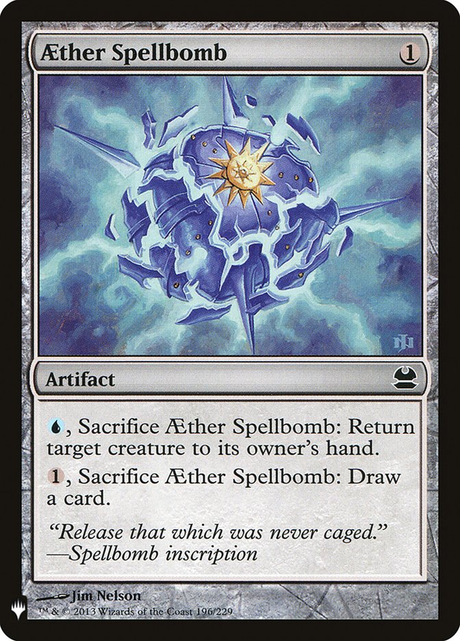 Aether Spellbomb - The List (PLST)