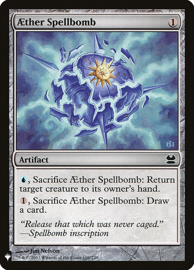 Aether Spellbomb (MMA-196) - The List (PLST)
