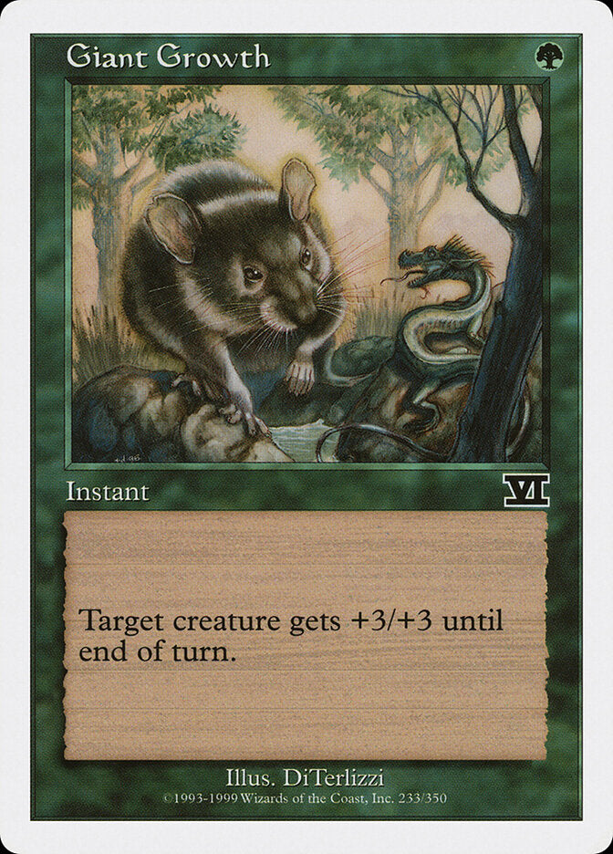 Giant Growth (233) - Classic Sixth Edition (6ED)