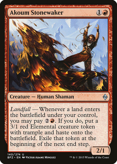 Akoum Stonewaker (140) - Battle for Zendikar (BFZ)