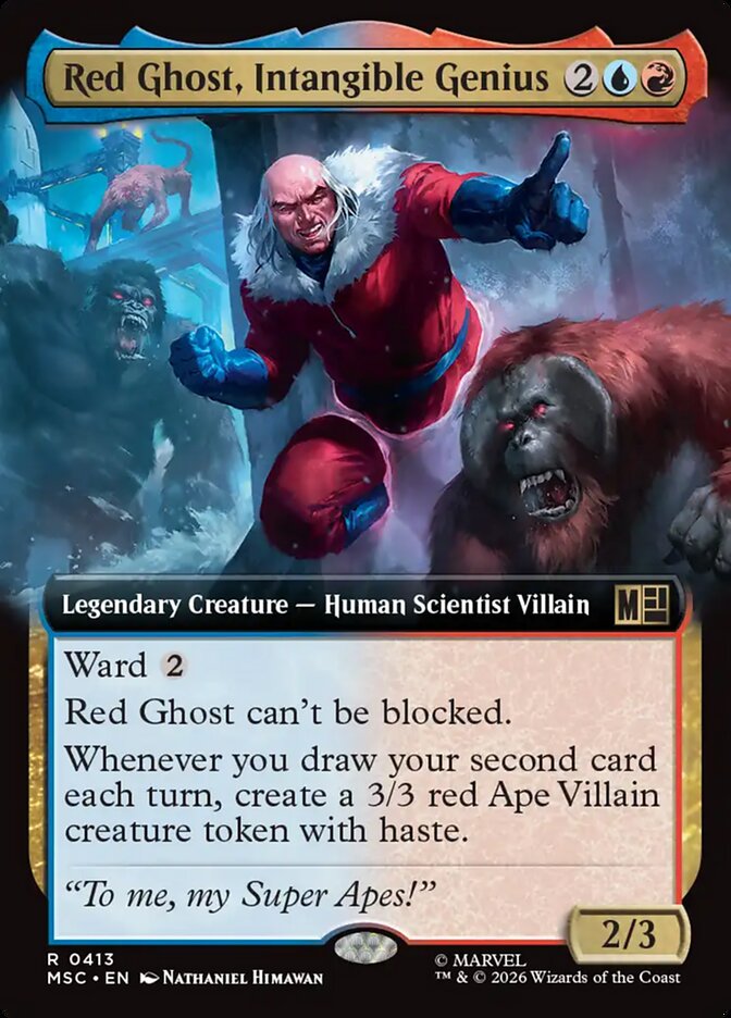 Red Ghost, Intangible Genius (413) - Marvel Super Heroes Commander (MSC)