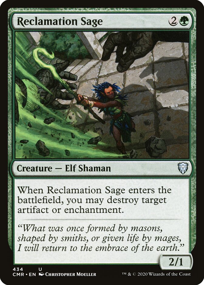 Reclamation Sage (434) - Commander Legends (CMR)