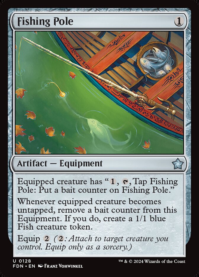 Fishing Pole - [Foil] Foundations (FDN)