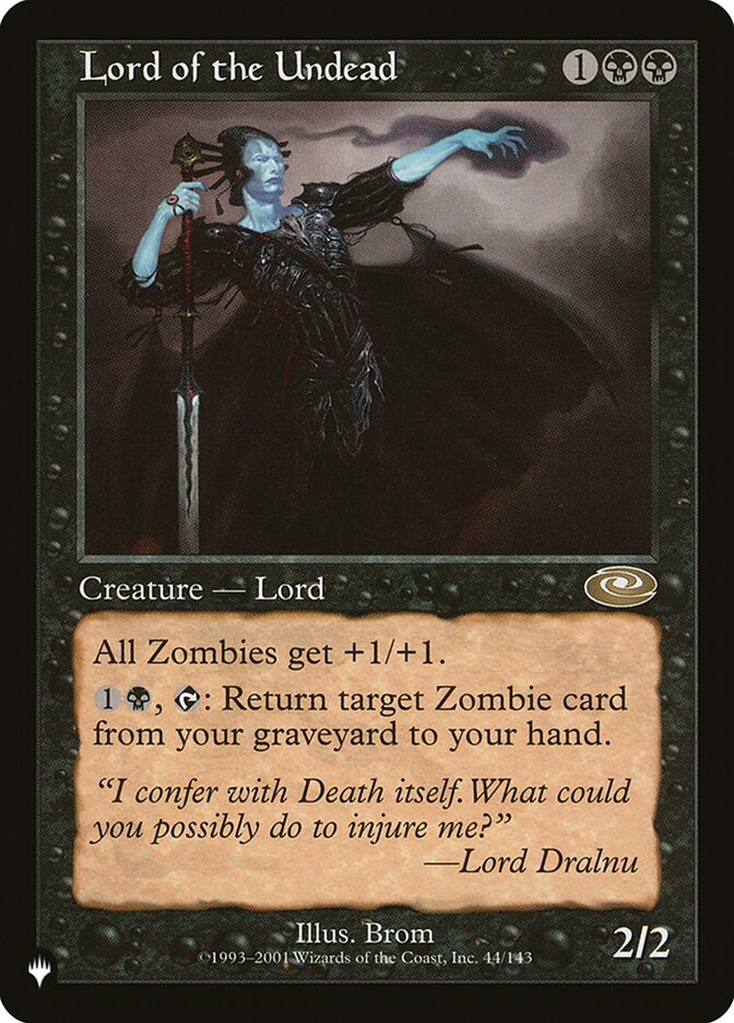 Lord of the Undead (PLS-44) - The List (PLST)