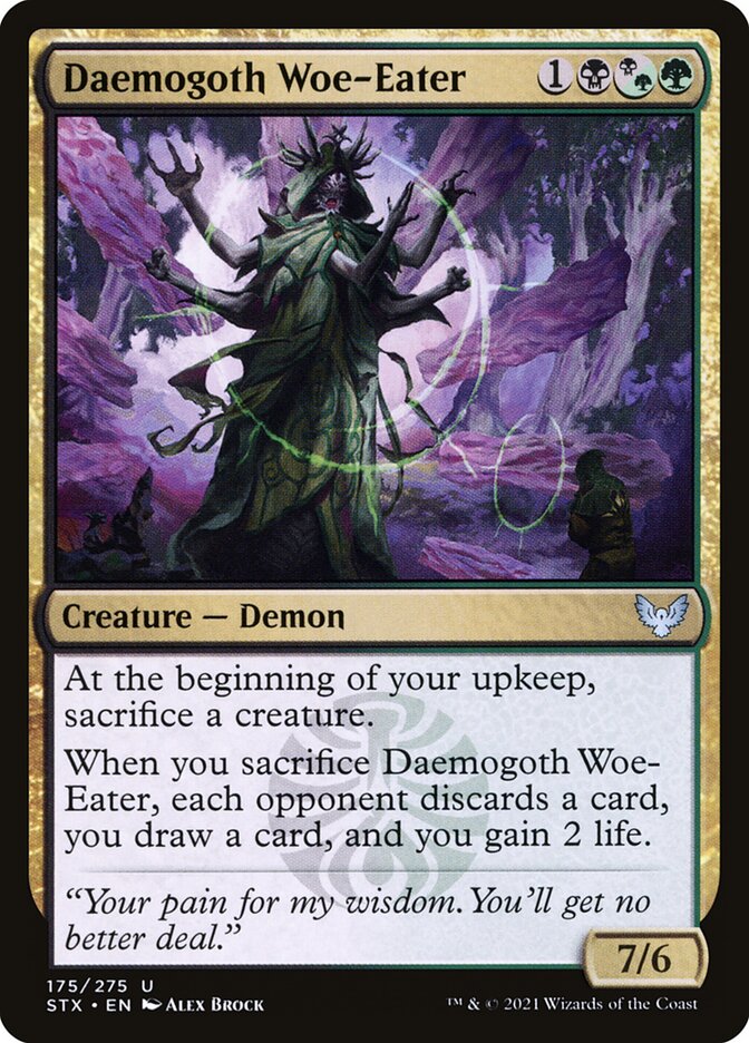 Daemogoth Woe-Eater (175) - Strixhaven: School of Mages (STX)