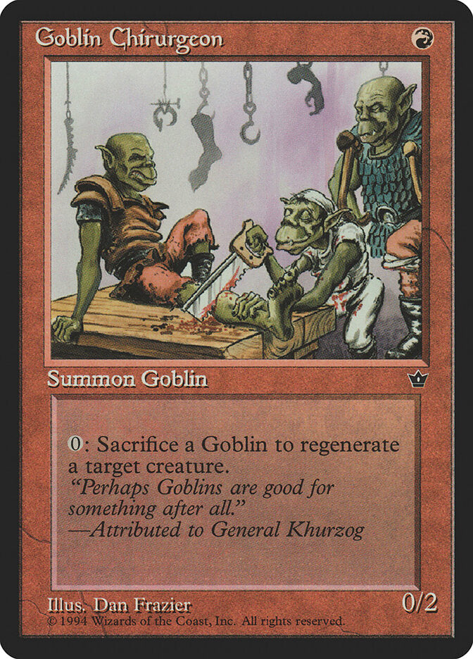Goblin Chirurgeon (54c) - Fallen Empires (FEM)