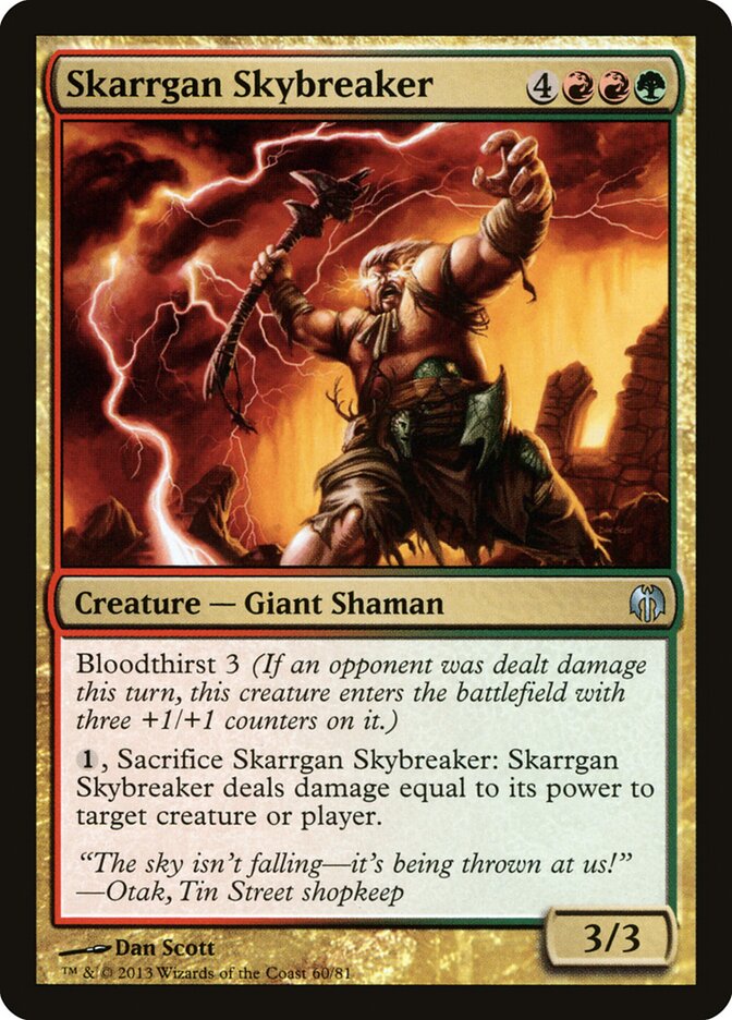Skarrgan Skybreaker (60) - Duel Decks: Heroes vs. Monsters (DDL)