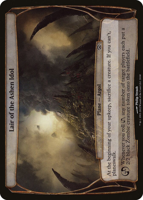 Lair of the Ashen Idol (24) - Planechase 2012 Planes (OPC2)