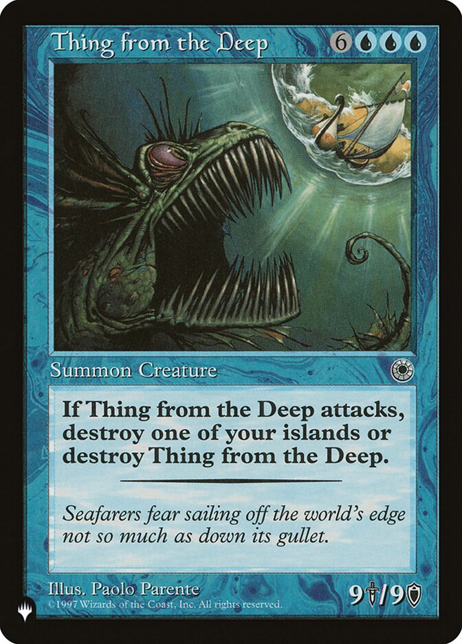 Thing from the Deep (POR-73) - The List (PLST)